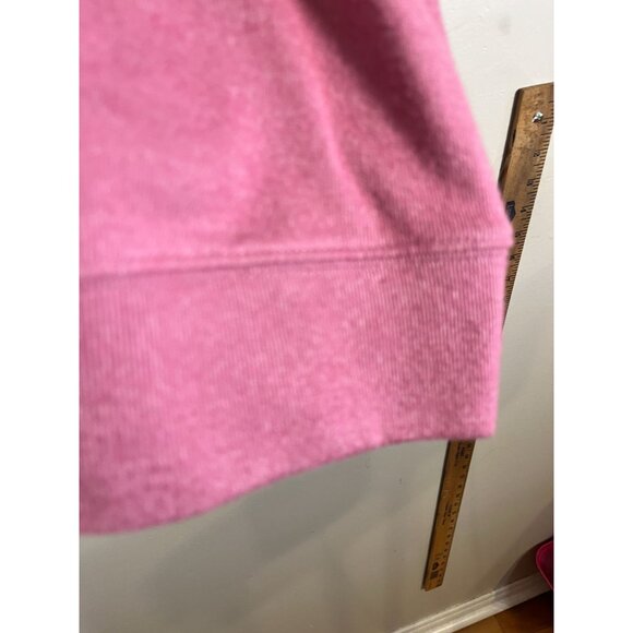 Retro Knit Sweater Pullover Pink L Preppy Feminine Classic Chic Sporty Active - Picture 4 of 10